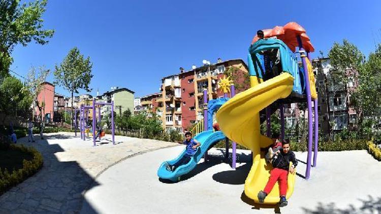 Beyoğlunda ki parklar yaza hazır