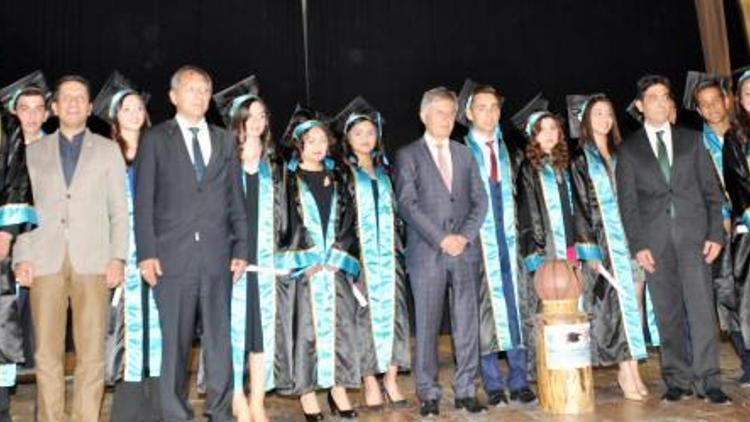 Kırıkkale Spor Lisesinde mezuniyet sevinci