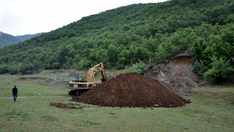 Hasanbeylide sulama göletinin yapımına başlandı