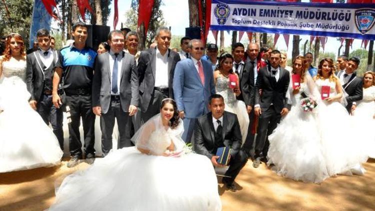 Aydında toplu sünnet ve nikah şöleni