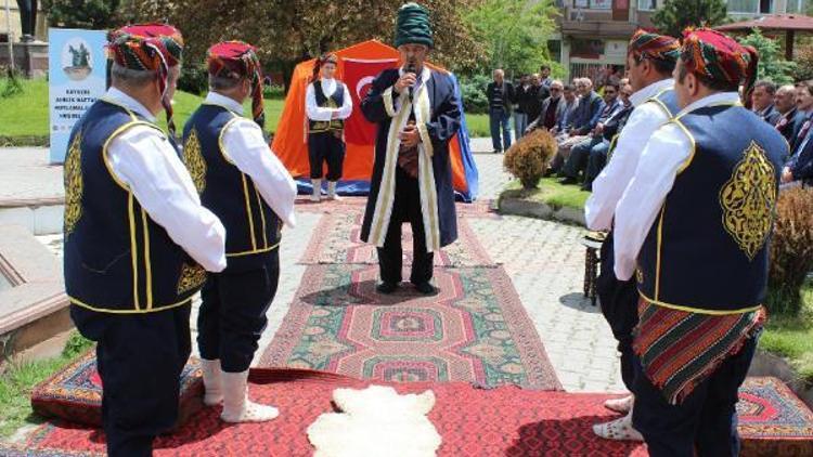 Ahi Evran etkinliğinde Şed Kuşanma parkta yapıldı