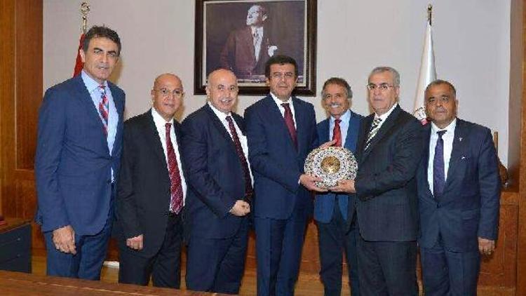 AKİB heyeti Bakan Zeybekçiye sorunları anlattı