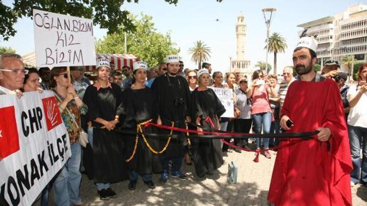 CHPlilerden başkanlık sistemi protestosu