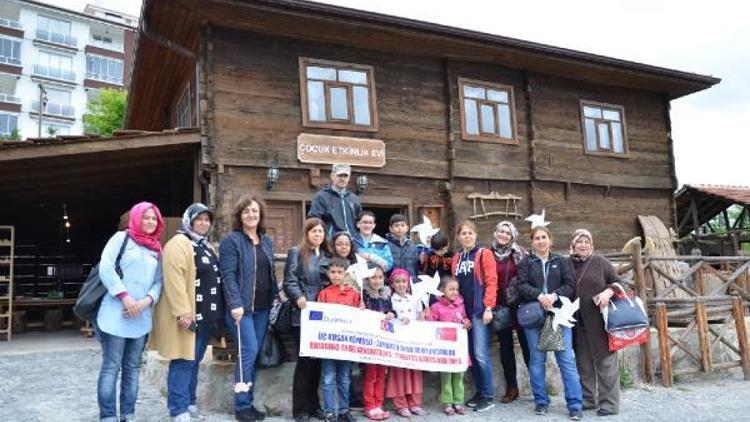 Altınköyde çocuklar hem eğlendi hem öğrendi