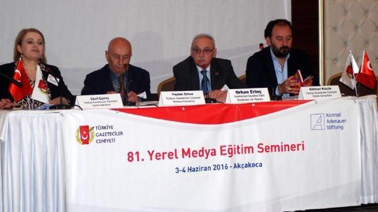 Yerel Medya Semineri Akçakocada başladı