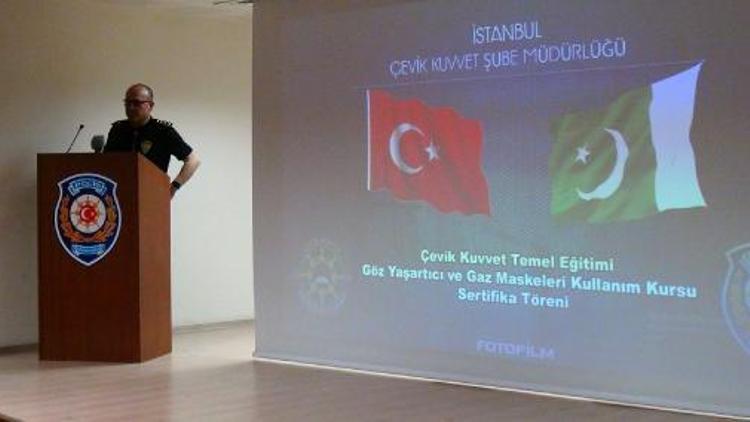 Çevik Kuvvetten 39 Pakistanlı polise sertifika