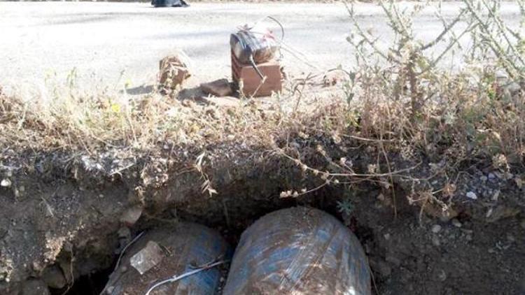 Elazığda PKKnın yola tuzakladığı patlayıcı imha edildi