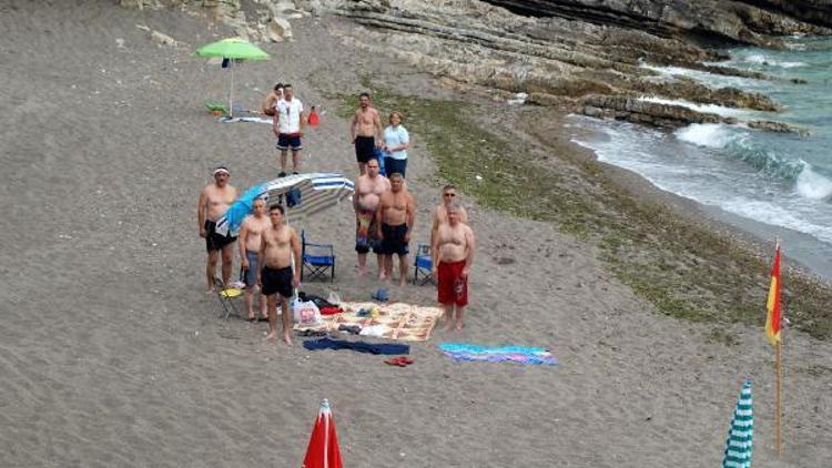 Akçakocanın en temiz plajına 9uncu mavi bayrak