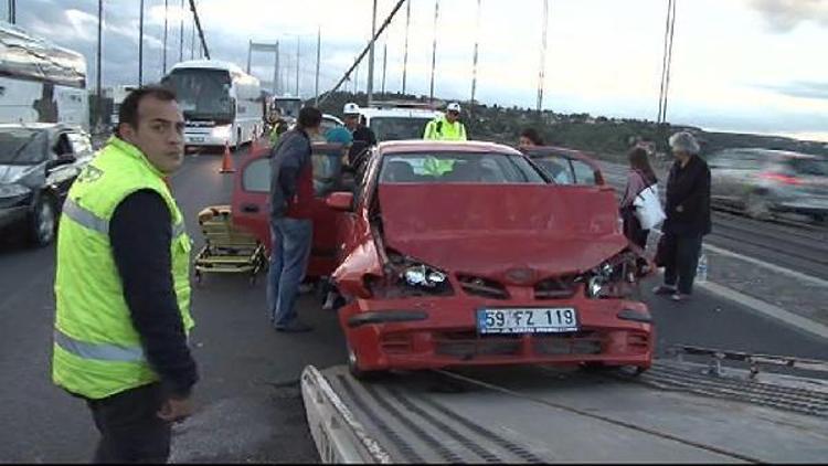 FSMdeki kaza trafiğe neden oldu