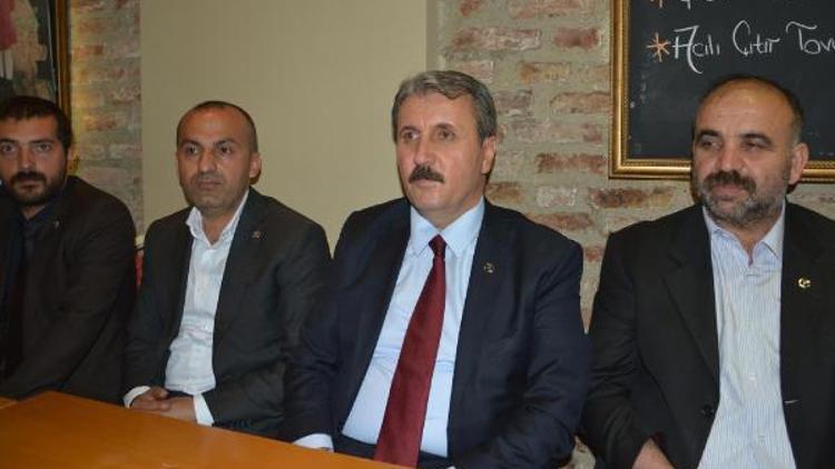 BBP Genel Başkanı Destici: Kurşun atacaksanız, PKK orada