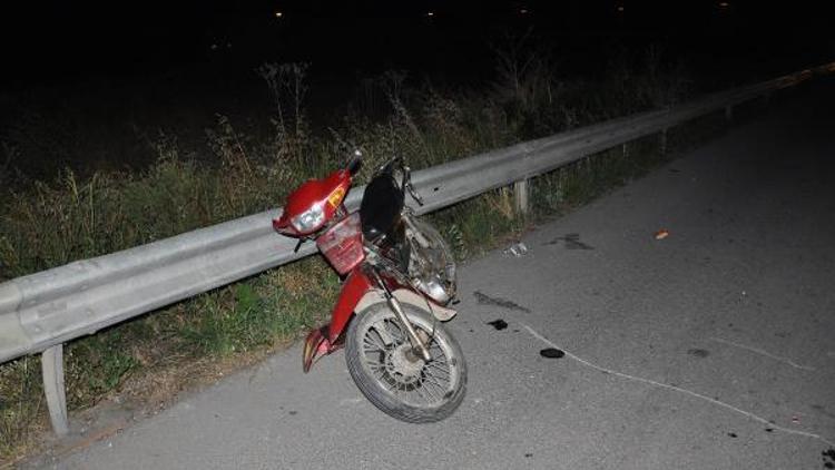 Kamyonetin çarptığı motosikletteki hamile kadın öldü