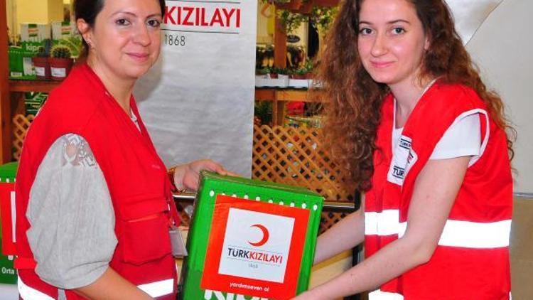 Kızılaydan ihtiyaç sahiplerine Ramazan kolisi