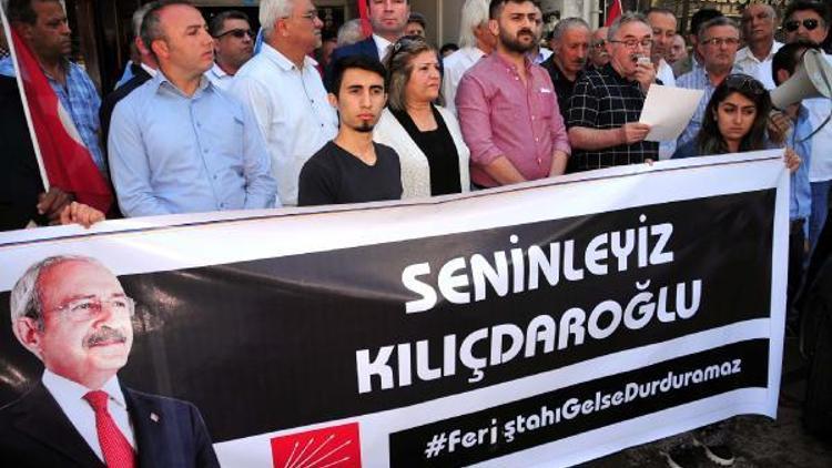 Tokatta CHPliler Kılıçdaroğluna mermi atılmasına tepki gösterdi