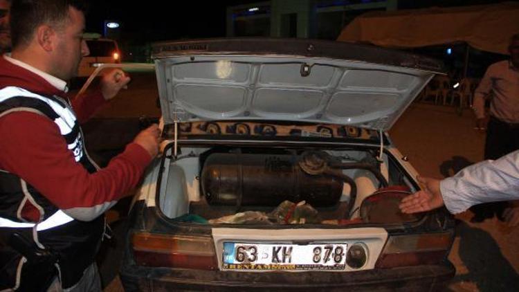 Adıyaman’da şüpheli araç denetimi