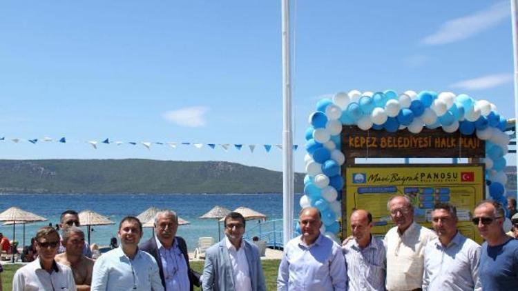 Kepez Belediyesi Halk Plajına Mavi Bayrak