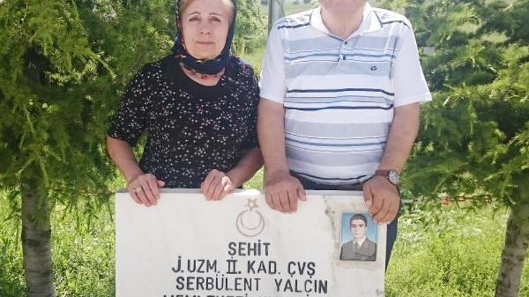 Şehit Serbülent Yalçın kabri başında anıldı