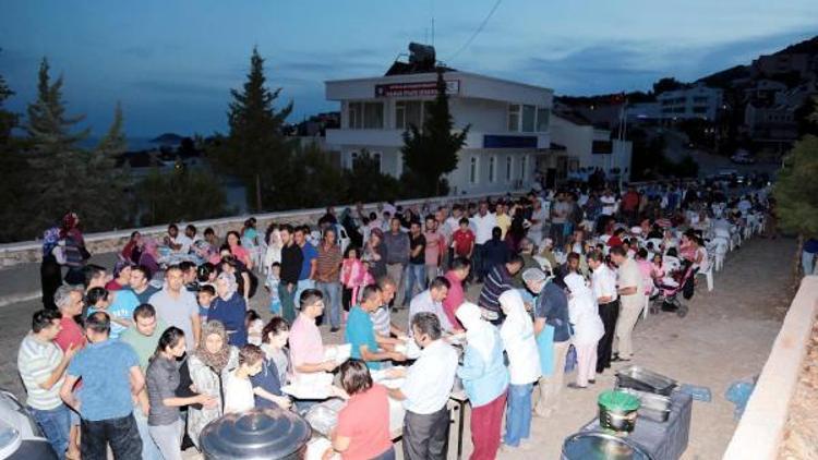 Belediyeden Kalkanda iftar yemeği