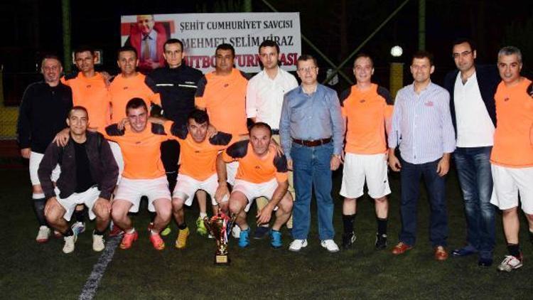 Çanakkalede şehit savcı Kiraz anısına futbol turnuvası