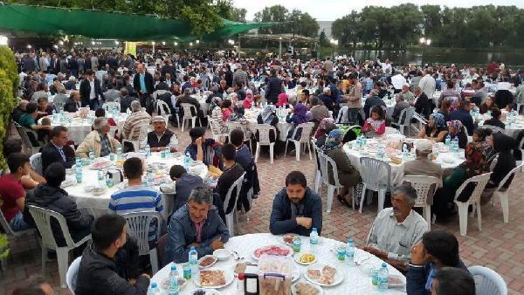 Pancar çiftçisi, Şeker Gölündeki iftarda buluştu