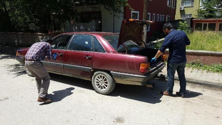 Çalınan otomobiller terk edilmiş bulundu