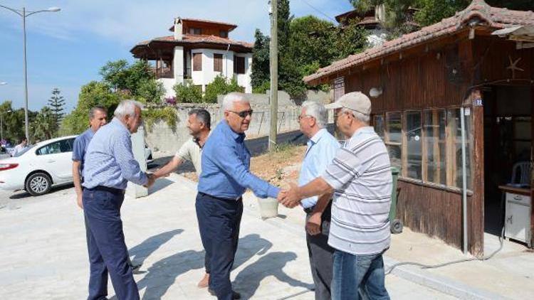 Başkan Güründen yol çalışmalarına yakın takip