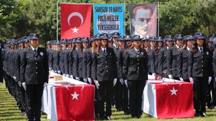 19 Mayıs Polis Meslek Yüksekokulunda mezuniyet coşkusu