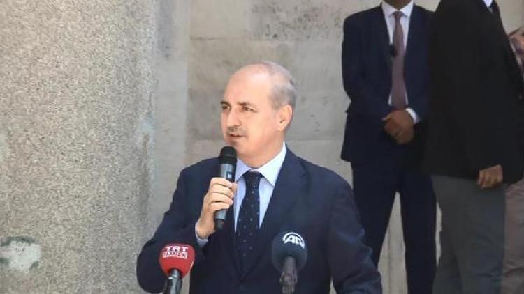 Numan Kurtulmuş restorasyonu tamamlanan tarihi caminin açılışını yaptı