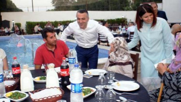 Şehit yakınları ve gaziler iftarda buluştu