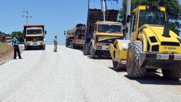 Güzle asfalta kavuşuyor