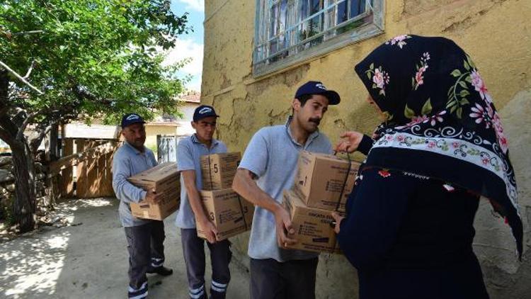 Büyükşehirin Ramazanda gıda yardımları