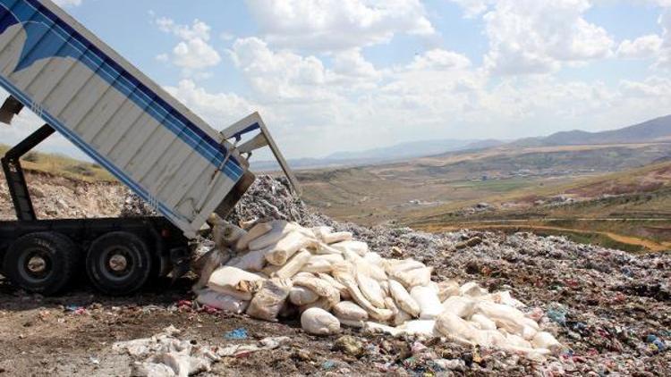 Kayseride etiketsiz 25 ton peynir ve yağ imha edildi