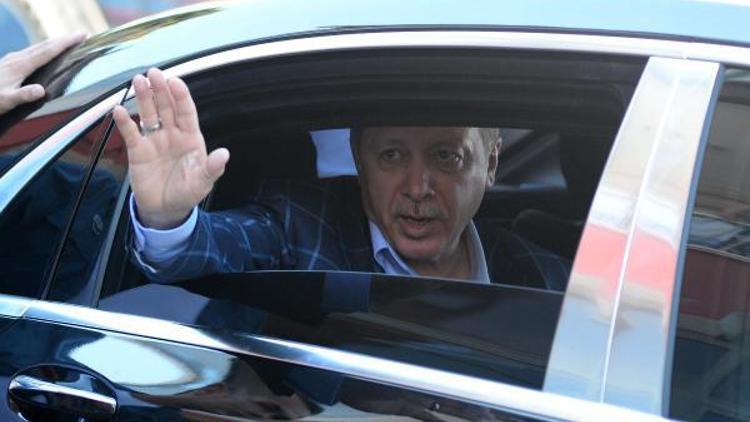 Cumhurbaşkanı Erdoğan, İstinyede yakınını ziyaret etti