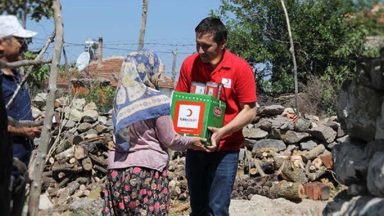 Manisada 380 koli gıda yardımı ihtiyaç sahiplerine ulaştı