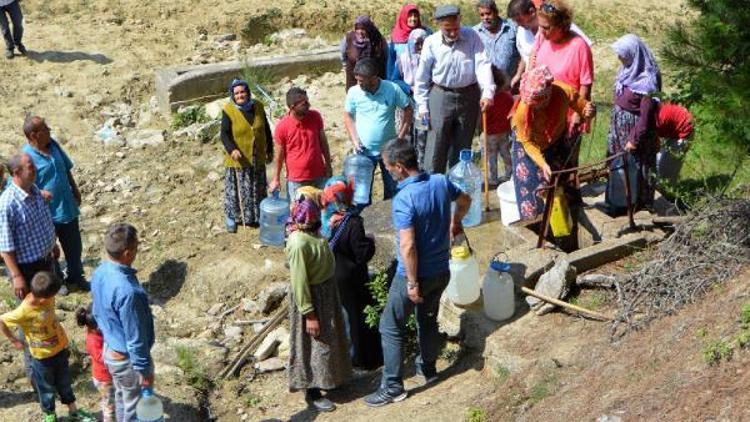 Su ihtiyaçlarını kuyudan sağlıyorlar