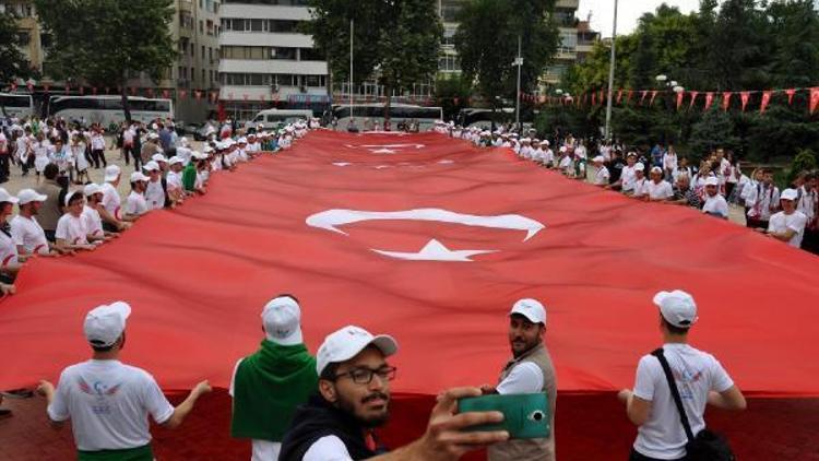 Gymnasiade 2016 yürüyüşle başladı