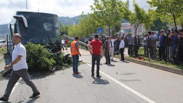 Giresun’da trafik kazası: 4 yaralı