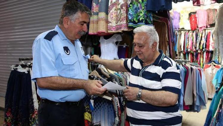 Kemeraltında çöp saati uygulaması