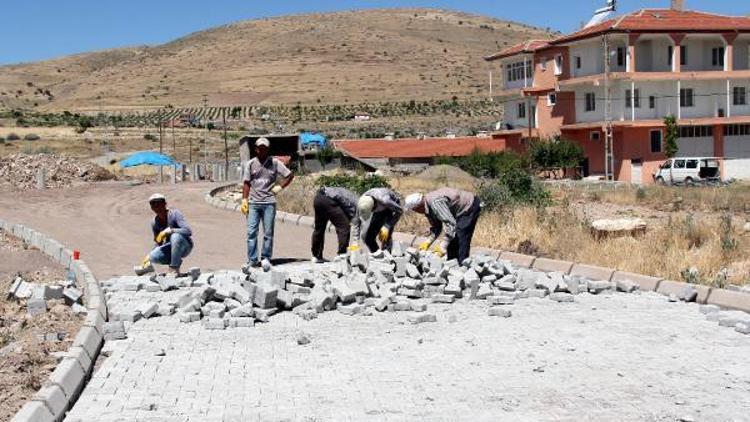 Hamurcuda parke çalışmaları sürüyor