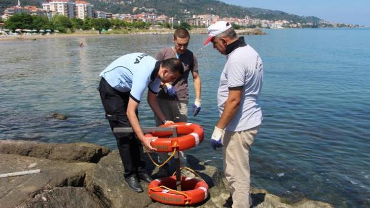 Giresun Belediyesi’nden plajlara can simidi