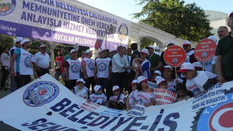 Avcılar’da işten çıkarılan işçilere destek yürüyüşü