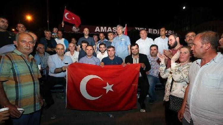 Amasya’da şükür kurbanı kesildi