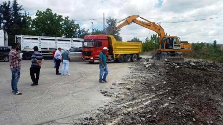 Pınarhisar’da belediye asfaltlama çalışmalarına başladı