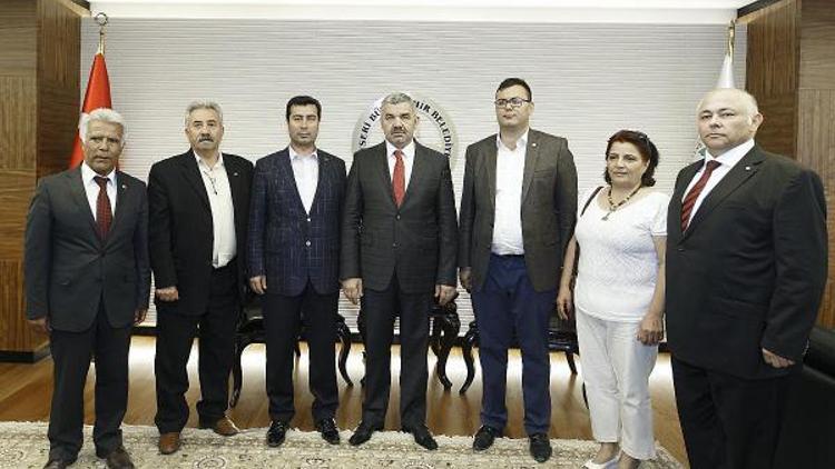 CHP İl Başkanı Keskin, Büyükşehir Belediye Başkanı Çeliki ziyaret etti