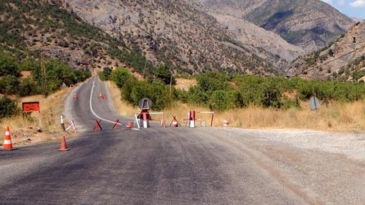 Tunceli-Ovacık karayolu ulaşıma kapatıldı