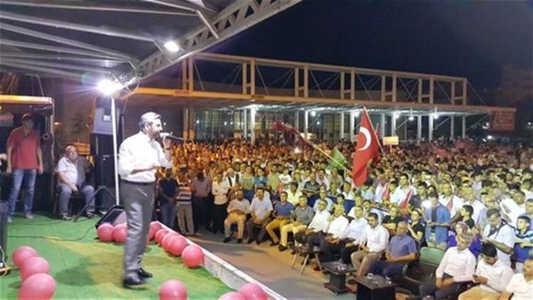 TBMM Başkan Vekili Aydın, darbe protestosuna katıldı