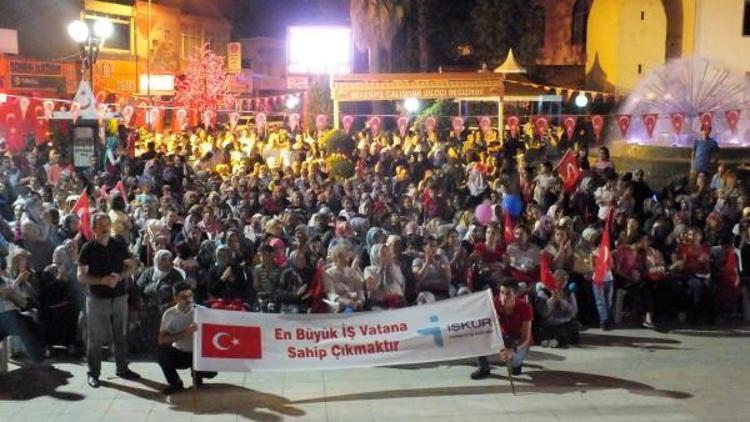 Osmaniye İŞKURdan demokrasi yürüyüşü