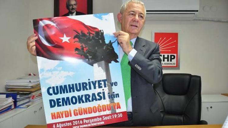 CHP mitinge herkesi çağırdı