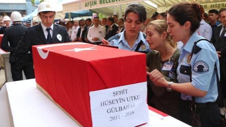 Diyarbakır şehidi polis ile oğlunun cenazesi Kahramanmaraşta (2)