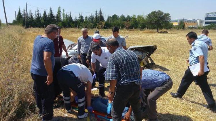 Kazan’da trafik kazası: 2 kişi yaralındı