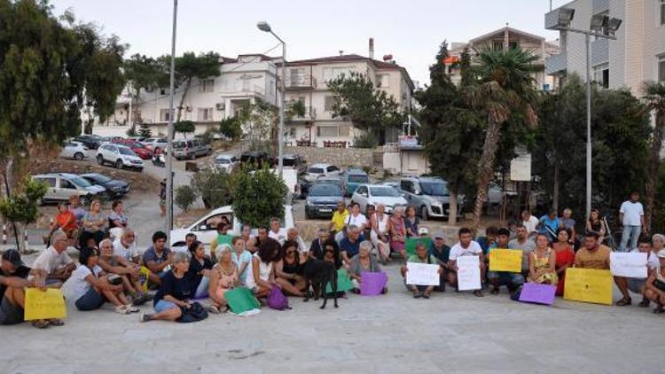 Datçada Gaziantep saldırısı protesto edildi